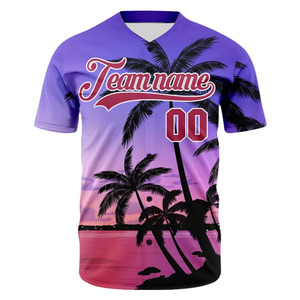 เสื้อเจอร์ซีย์ใหม่เสื้อเบสบอลพิมพ์ลายพิมพ์ซับลิเมชันสำหรับใส่เล่นกีฬาเบสบอล - Product Image 2