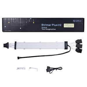 Nouveaux câbles d'extension <span class=keywords><strong>STRIMER</strong></span> PLUS V2 3 * 8pin RGB 300mm longueur 120 nombre de câbles d'extension Leds - Product Image 3