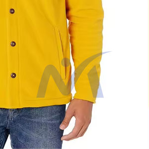 Venta al por mayor personalizado Zip up chaqueta de lana abrigo de invierno al aire libre de gran tamaño a prueba de viento chaqueta de primavera para los hombres chaqueta de lana Polar Unisex - Product Image 4