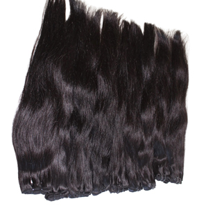 Paquets de cheveux humains bruts droits à double tirage vietnamiens de 10 à 40 pouces dans la trame Extensions de cheveux droits à l'os bon marché - Product Image 2