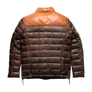 Chaqueta Acolchada de Piel de Vaca con Textura Suave y Sensación Cálida, Diseñada para Uso Casual en Invierno, Resistente al Viento y Transpirable, Ecológica - Product Image 2