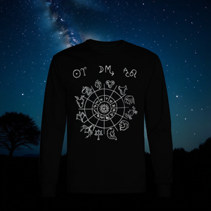 Camiseta de Manga Larga con Signos Zodiacales (Aries, Escorpio, Leo) para Amantes de la Astrología, Producto Promocional Premium - Product Image 3