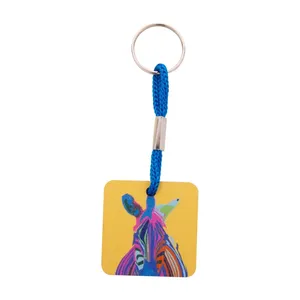 Porte-clés et mousquetons en bois personnalisés Woody Plus C, gadgets promotionnels sur mesure - Product Image 4