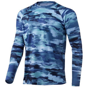 Camisas de pesca sublimadas de alta calidad Upf 50 + Sudadera CON CAPUCHA DE PESCA Anti-Uv ligera Camiseta de pesca de torneo de rendimiento - Product Image 6