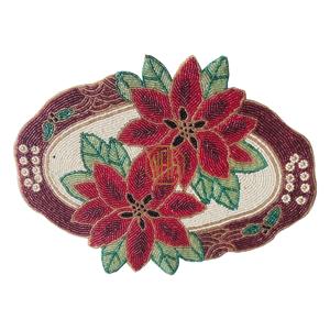 Beaded Placemats Elegant <b>Table</b> Decoration <b>Round</b> Cotton <b>Mat</b> Handmade Factory Exporter Bulk Wholesale Event Dining Essentials - Product Image 1