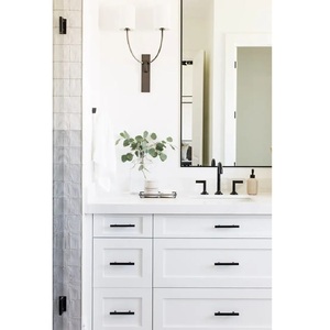 Ukuran disesuaikan kamar mandi Vanity Combo Online dukungan teknis Modern kayu Freestanding Vanity dengan 3 tahun garansi - Product Image 3