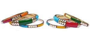 Brazaletes de resina para accesorios de moda, brazaletes de resina con piedras incrustadas, brazaletes de resina para uso diario de mujer a bajo precio - Product Image 2