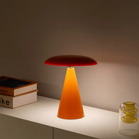 Lampe de table champignon moderne Lampe de bureau design minimaliste pour salon chambre hôtel avec couleur personnalisée