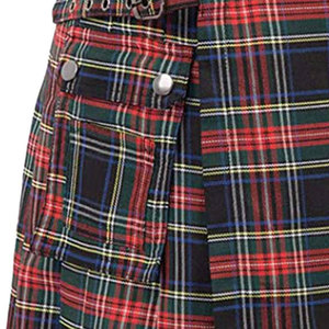 Peso ligero Venta caliente En stock Kilts escoceses Estilo único Hecho a medida Color sólido Kilts escoceses - Product Image 5