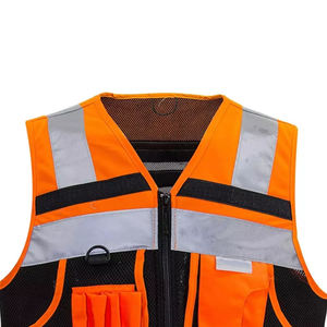 Gilet haute visibilité pour hommes en matériau durable, disponible en gros, logo/couleurs personnalisés, anti-rides, gilet haute visibilité pour hommes de haute qualité - Product Image 5
