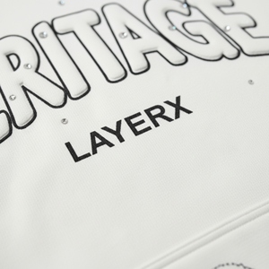 Sudadera con Capucha de Invierno para Mujer, Estilo Urbano, 500 g/m², Felpa de Algodón, Estampado 3D con Pedrería, Diseño Desgastado, Fabricante - Product Image 4