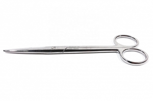 Mayo Harrington Ciseaux à dissection courbés de 9 pouces en acier inoxydable finition satinée Bandage Couronne Dissection Ciseaux à lames dentelées - Product Image 4