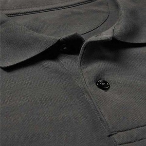 Camisetas Polo Personalizadas al por Mayor para Hombre, Corte Regular, Algodón, Tallas Grandes, Color Gris, Camisetas Polo Casuales, Fabricante de Ropa 2026 - Product Image 4