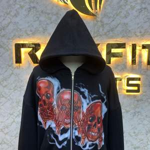 Qualité supérieure Coupe parfaite Sweat à capuche zippé le plus demandé Puff Imprimé fabriqué en usine Prix bon marché Sweats à capuche pour hommes Sweats à capuche pour hommes - Product Image 3