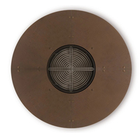 Table de foyer rustique multifonctionnelle autoportante en acier Corten certifiée CE, écologique, alimentée au bois de chauffage 45000-49999