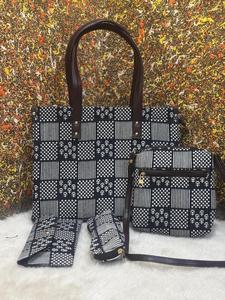 Conjunto combinado de bolso bohemio de 4 piezas a la moda 2025, algodón acolchado para mamá y bebé, bolsa de viaje para pañales, Estuche para gafas, sobre con logotipo - Product Image 3