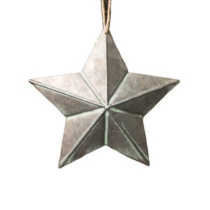 Christmas <b>Tree</b> Top Galvanized Star Hanging Xmas <b>Tree</b> <b>Topper</b> Decoration Ornaments Home Decor - Product Image 1