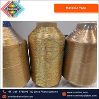 SUMILON – Fournisseur direct d'usine – Fil polyester/métallique haute torsion de type MX pour tissage, tricot manuel, broderie, couture, anti-bactérien