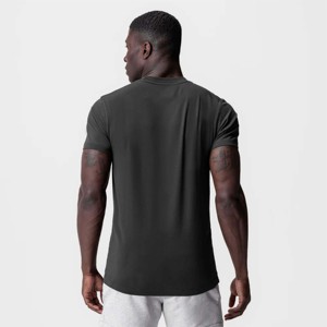 Camiseta de rendimiento atlético de gama alta para hombre con absorción de humedad y estiramiento para una comodidad durante todo el día - Product Image 4