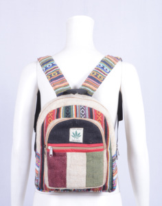 HBBH 065 — sac à dos en toile de chanvre organique, pochette fait à la main pour enfants, nouvelle mode 2020 - Product Image 3