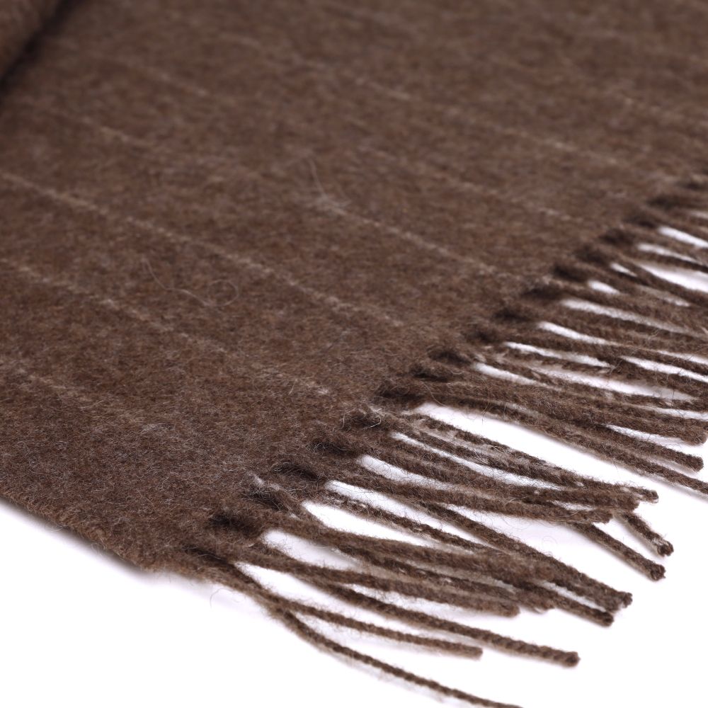 Dark brown with stripes