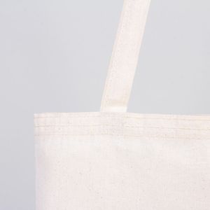 Sac fourre-tout en coton durable et écologique 14 x 16 x 4 (35 x 40 x 10 cm) avec soufflet pour la publicité alimentaire, l'usage quotidien et le transfert thermique - Product Image 4
