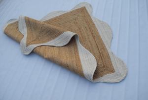 Alfombra de yute hecha a mano Alfombra de yute trenzada Alfombra sostenible Alfombra tejida a mano para sala de estar y dormitorio - Product Image 2