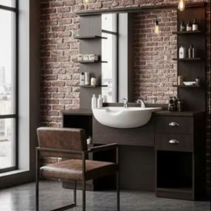 Meubles de salon et de barbershop en bois de luxe modernes pour les centres commerciaux, les gymnases, les ateliers - Product Image 1