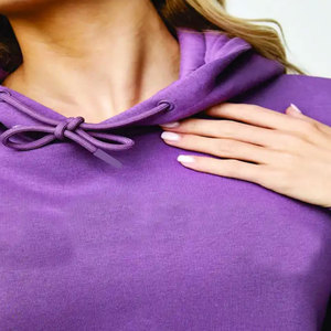 เสื้อมีฮู้ด2024ผู้หญิงทรงโอเวอร์ไซส์เข้ารูปผ้าฝ้าย20% โพลีเอสเตอร์ทรงโอเวอร์ไซส์ผ้า80% - Product Image 6