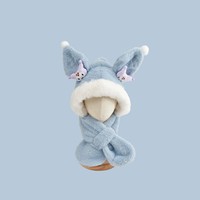 EXONE INDUSTRIES E1-my-786 Gorro de Invierno para Mujer y Niña, Diseño de Pato de Dibujos Animados, Protección para los Oídos, Tejido de Lana Cálida, Ideal para Esquí y Viajes