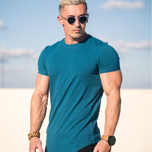 Custom Print logo Sport t <b>Shirts</b> 95% Cotton 5% <b>Polyester</b> Tagless Blank Running Tee Gym Quick Dry Breathable T-<b>shirt</b> for men - Product Image 2