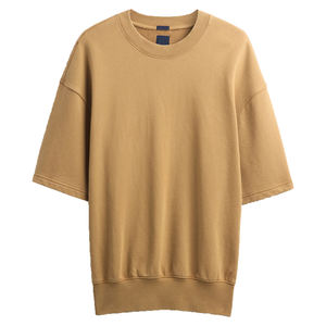 Sudadera de cuello redondo de Terry francés pesado, jersey con logotipo personalizado, sudadera de mujer, ropa de calle, Sudadera con capucha de talla grande al por mayor - Product Image 1