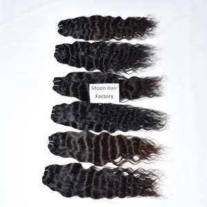 Lot de cheveux indiens vierges bruts ondulés, qualité usine, cuticules alignées, disponibles en gros à bas prix pour l'exportation - Product Image 5
