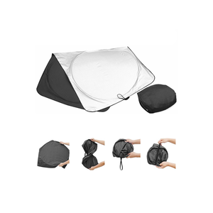 Xiangta ที่บังแดดด้านหน้าแบบพกพาพับได้, แบบสากลกันยูวีสำหรับรถกระจกหน้ารถกลางแจ้ง - Product Image 1