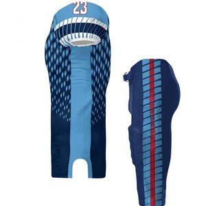 Uniforme de Fútbol Personalizado con Degradado Azul Marino y Azul Claro, Pantalones Acolchados con Número 23 Blanco y Camiseta de Manga Corta - Product Image 5