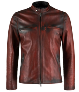 Men's Custom Classic Casual <b>Real</b> <b>Leather</b> <b>Jacket</b> Best New Durable Fabric for Winter Wholesale - Product Image 1