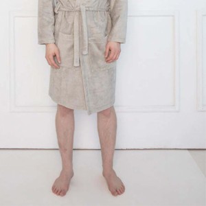 เสื้อคลุมอาบน้ำผู้ชายคุณภาพสูง-นุ่มและอบอุ่น-เหมาะสำหรับฤดูหนาวและพักผ่อนที่บ้าน - Product Image 6