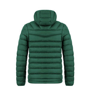 2021 invierno Casual alta calidad Slim High Street transpirable Nylon hombre Parka chaqueta elegante con capucha y cálido - Product Image 4