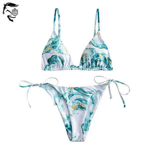 Conjunto de bikini de verano para Mujer | Traje de baño de 2 piezas sublimado de secado rápido transpirable a precio barato al por mayor - Product Image 1