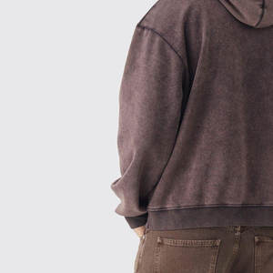 2025 nuevo estilo hombres ropa Casual Drop Shoulder Hoodies para venta en línea última llegada hombres sudaderas con capucha de gran tamaño - Product Image 6