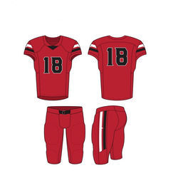 Uniforme de fútbol americano ligero personalizable, ropa deportiva transpirable de talla grande, diseñada para la comodidad - Product Image 5