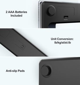 Yolanda 180kg quy mô phòng tắm kỹ thuật số Bluetooth <span class=keywords><strong>Battery</strong></span> Powered điện tử có trọng lượng Quy mô với ứng dụng miễn phí - Product Image 5