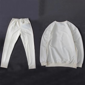 Conjunto Deportivo de Invierno para Hombre, 100% Algodón, Sudadera de Felpa de Secado Rápido, Pantalones Deportivos Casuales para Correr - Product Image 3