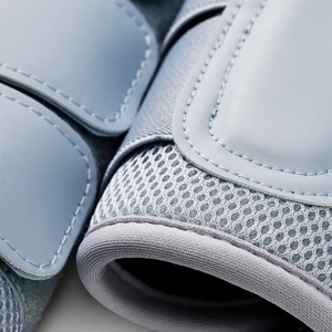 Botas de protección de tendones de caballo con malla, para equitación, equipo ecuestre, herramientas, color gris - Product Image 2