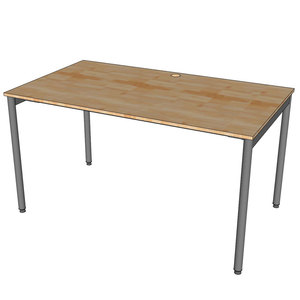 Escritorio de Computadora Moderno de Madera Sólida Serie OMA II de 140x80cm con Almacenamiento y Ensamblaje Modular - Product Image 3