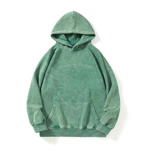 Precio al por mayor, ropa informal, sudaderas con capucha de lavado ácido, sudaderas con capucha de lavado ácido de diseño personalizado de alta calidad para adultos - Product Image 1