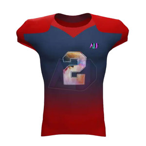 Full Set American Football Uniform with Personalized Number and Name Printing Short Sleeve Breathable for Adults Teams <b>Schools</b> - Product Image 2