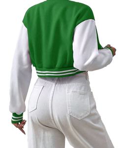 Blouson aviateur unisexe personnalisé pour Chicago toile col montant logo avant élégant Streetwear vêtements d'extérieur - Product Image 2