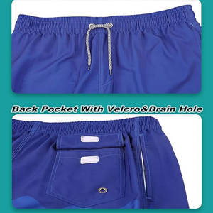 OEM Custom <b>Men's</b> Gym <b>Shorts</b> 100% Cotton Canvas Quick Dry Casual Zipper Pockets Plus Size <b>Knee</b> <b>Length</b> Drawstring Polyester - Product Image 6
