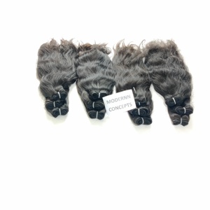 Venta al por mayor Natural Raw Ondulado Paquetes Extensiones de cabello Virgen Cutícula Alineada Color Negro Estilos Vietnamita Remy Barato Cabello Humano - Product Image 5